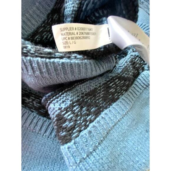 Chaps Fair Isle Cowl Neck Sweater Womens L - Picture 11 of 11